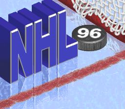 NHL '96 (Europe) Title Screen